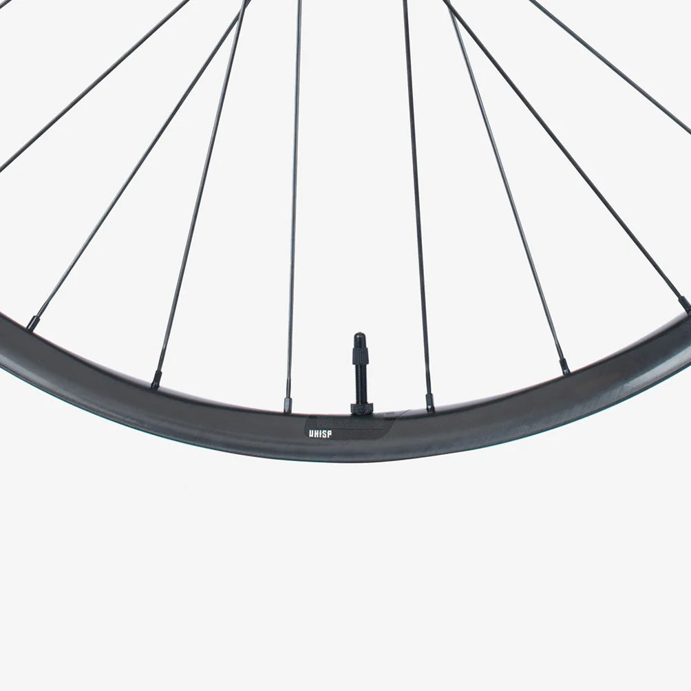 We are one whisp hand built mountain disc wheelset custom wheel builder